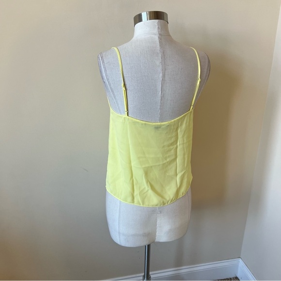 Vince Scoop-neck Camisole Top in Lemon Glow 17676 - Picture 5 of 9